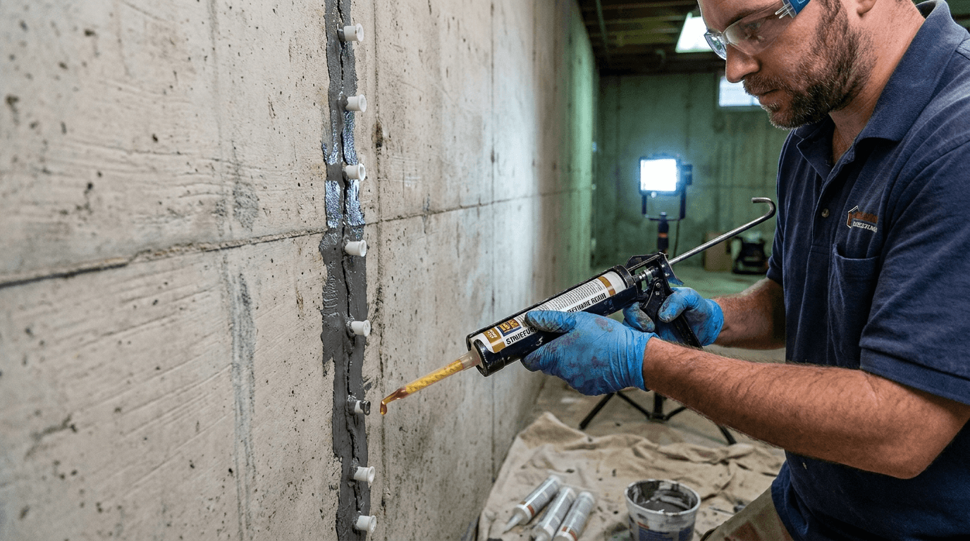 Basement Crack Repair