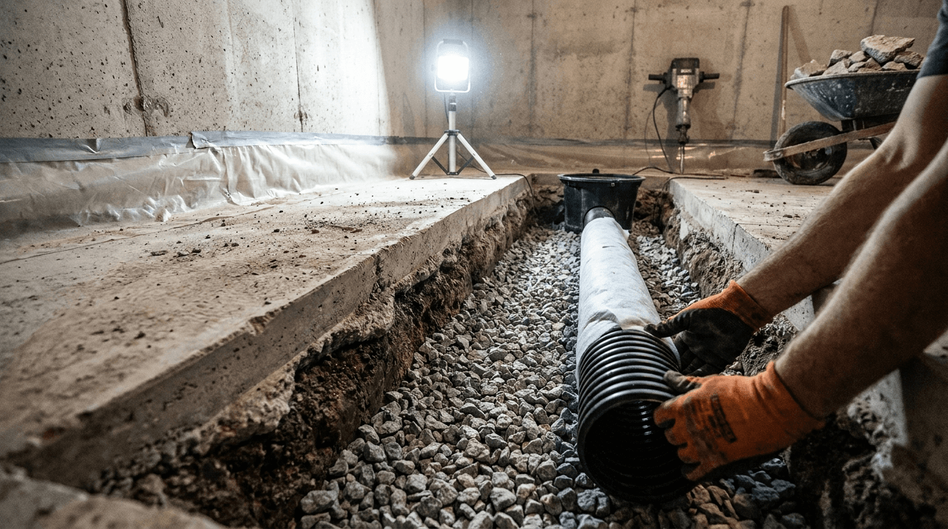 Interior Drain Tile Systems
