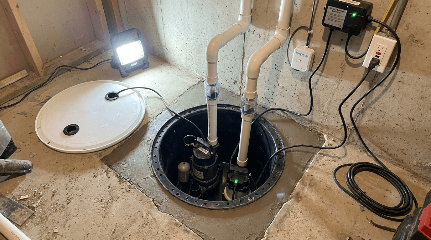 Sump Pump Installation & Repair